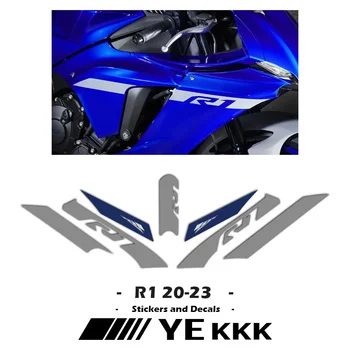 За YAMAHA YZF-R1 YZF-1000 2020 2021 2022 2023 Нова стикер за корпуса на обтекател, повтори гравиране цялата кола