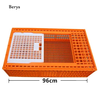 96x55x27cm пластмасов пилешка кутия orange клетка за домашни любимци на живо пиле кутия за Кланици птичи кутия за продажба