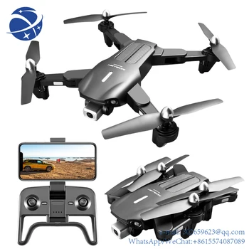 yyhc Drone KF106 MAX 6K HD Двойна камера с GPS Оптична локализация поток Дистанционно управление въздушна фотография Сгъване на летателни апарати