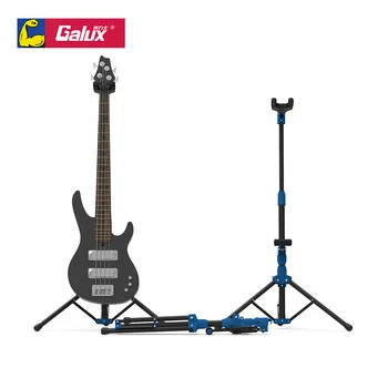 GALUX GS-211 Универсална стойка за китара, преносима подова поставка за акустична електрически китари, бас, хавайски китари, цигулки, резервни части и аксесоари