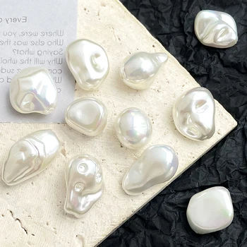 6 Броя гетероморфизма с неправилна форма с перли в стил барок от перли със собствените си ръце са изработени модни бижута, колиета, аксесоари за гривни