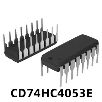 1бр Нов Мултиплексор/декомпозер 74HC4053 CD74HC4053E DIP-16 В наличност