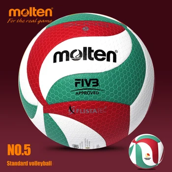 Оригинален волейбольный топка Molten V5m5000 Official 5000 Размер на 5 Волейбольный топка за тренировки на закрито и на открито В наличност