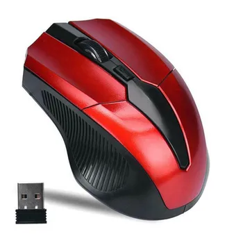 Новата безжична мишка 2.4ghz, оптична мишка с USB приемник, Геймерская мишка 1200 dpi, 4 бутона, мишката, за компютър, КОМПЮТРИ, аксесоари за преносими компютри