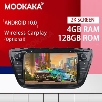 IPS Android 10,0 128 Г Автомобилен GPS Навигация За Suzuki S-Cross SX4 2014-2017 Мултимедиен Плеър Радио Авто Стерео Главното Устройство Carplay
