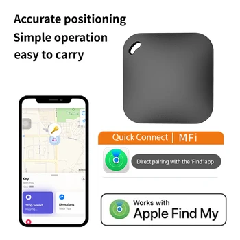 Мини Устройство за Проследяване Smart Bluetooth GPS За Apple Find My Key Smart Tag Child Finder Пет Car Lost Tracker Система IOS