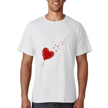 Тениска за Жени 90-те години на миналия век с надпис Love Heart, Есен-Лято, Трендови Дамски тениски с принтом, Топ, Дамски Графична Женска Тениска