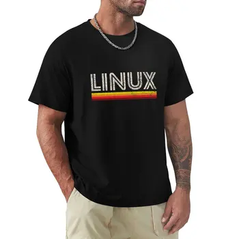 Лятна тениска с черен хумор, модна тениска на Linux, тениски, мъжки дрехи, мъжки бели тениски, маркови мъжки тениски в стил хип-хоп