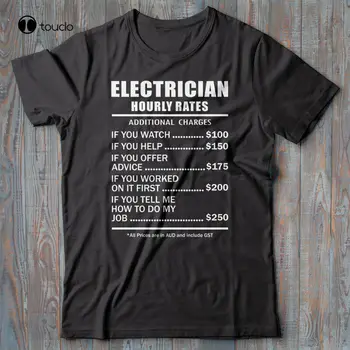 Подарък за електротехник - Почасово заплащане - Забавна тениска-новост - Спарки Tee