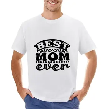 Най-добрата тениска за мама поръчка, тениски, эстетичная облекло, риза с домашен любимец принтом за момчета, мъжки високи тениски