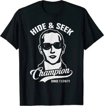 Забавна памучен тениска Hide and Seek Champion с кръгло деколте, мъжки ежедневни ризи с къс ръкав, потници Camisetas Mujer
