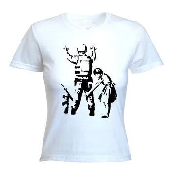 Женска тениска Banksy Soldier Frisk
