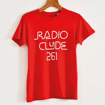 Тениска Radio Clyde 261, която носеше Франк Заппа. Органичен Памук