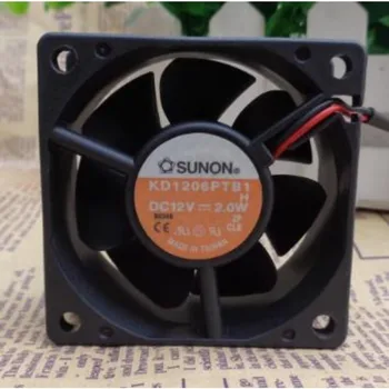 Оригинален Нов вентилатора-охладител за SUNON KD1206PTB1 DC12V 2,0 W 6025 Топка вентилатор за охлаждане 60*60*25 мм