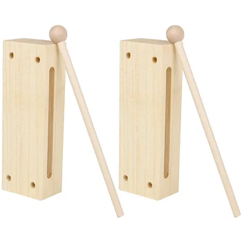 Дървени чукове Блок Ксилофон Ударен инструмент Orff Музикални играчки, Играчки за ранно развитие на децата