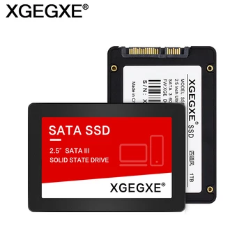 Оригинален XGEGXE SATAIII SSD 6 GB/сек. Вътрешен Твърд Диск 1 TB 2,5 инча QLC Твърд Диск, 256 GB, 128 GB И 64 GB За Настолни Лаптопи