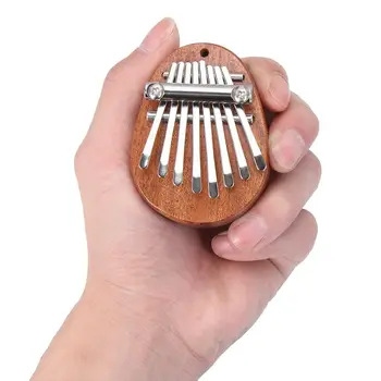 Джобно мини-пиано за палеца Kalimba с 8 клавиши, изискана пальчиковая арфа, лесен за овладяване на музикален инструмент Mbira За начинаещи, подаръци за деца и възрастни