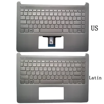Новата клавиатура US/Latin За HP Pavilion 14-DQ 14Т-DR 14Z-FQ TPN-Q221 EA0PA003010 горния Капак-стойка за ръце