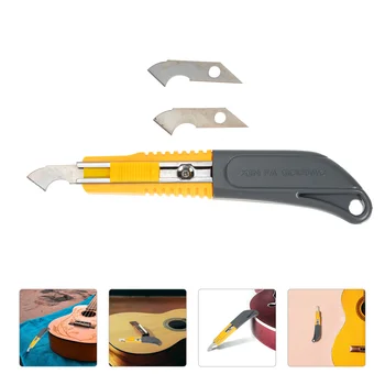 2 бр. Слайсер, нож за почистване на китари, Инструменти за fretboard, Метална тамбура, пречистване на фуги за ладов.