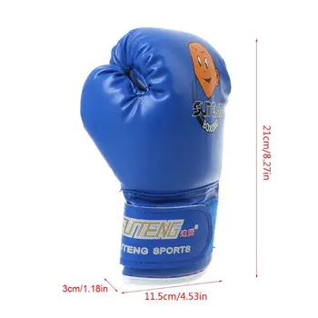 652D Детски боксови ръкавици от изкуствена кожа, боксови или спортни ръкавици на възраст 3-10 години за Коледа