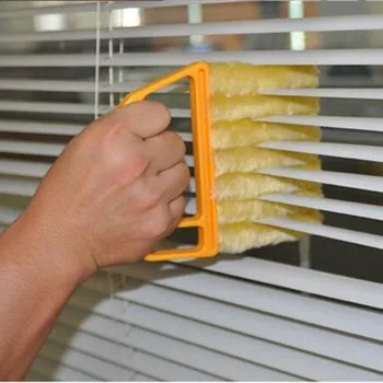 Полезна четка за миене на прозорци от микрофибър, инструменти за почистване на климатика, Инструмент за почистване на щори