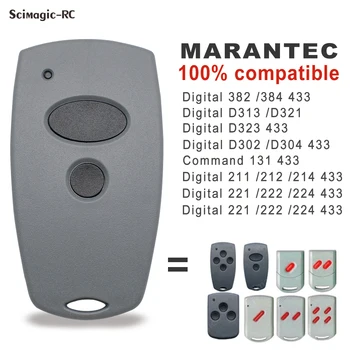 Marantec Digital 302 304 313 Comfort 220 250 252 270 AZ021 64176 Дистанционно Управление 433,92 Mhz 433 Mhz Фиксиран Код за Отваряне на Гаражни врати