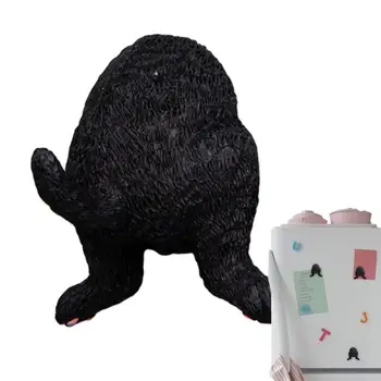 Магнитен стикер за хладилник с 3D анимационни котка, Магнит за хладилник, 2 В 1, Кука, на опашката, на Магнит върху хладилника, Вратата на куката, украса за дома, Сувенири