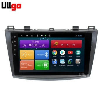 9-инчов Восьмиядерный Android 8.1 Кола DVD GPS за Mazda 3 Axela 2010-2013 Авторадио GPS За Главното Устройство с БТ RDS, WIFI Mirror-Link