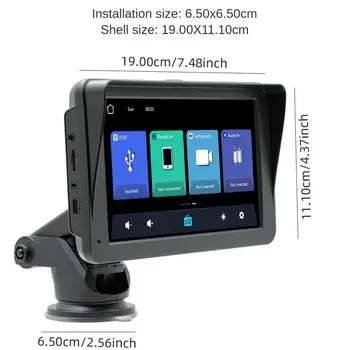 Универсален 7-инчов автомобилното радио, мултимедиен плейър, безжичен Carplay и автоматично сензорен екран на Android за автомобили Nissan