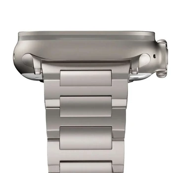 Титан Каишка за Apple Watch Band 49 мм 45 мм 44 мм 42 мм 41 мм 40 мм Луксозна Гривна за iWatch Ultra 8 Se 7 6 5 3 4 Мъжка Гривна