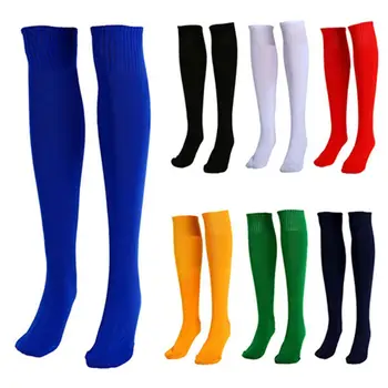 Футболни чорапи с дължина до коляното, Мъжки, дамски, детски, за възрастни, спортни чорапи, абсорбиращи потта, Баскетболни чорапогащи, Чорапи за бягане