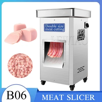 Многофункционална машина за рязане на месо, електрическа машина за рязане на свинско месо от неръждаема стомана