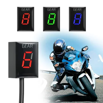 Универсален индикатор за пренос на мотоциклет Индикатор на скоростта 1-6 за аксесоари за мотоциклети Yamaha