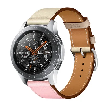 Дропшиппинг 20 mm 22 Кожена Каишка за Samsung Galaxy Watch 5 4 3 Gear S3 Huawei Watch GT2/3 Pro Гривна за часа Amazfit GTR