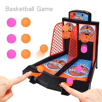 Детски играчки е игра за двама играчи детска настолна стрелба с играчки за спасяване играчки за момчета и баскетбол с катапультированием отпечатъци