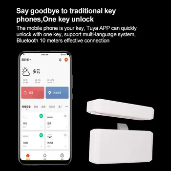 Интелигентен ключ, умен противоугонный заключване, дълъг живот на батерията, умен заключване за гардероба на Hristo Smart Home, умен заключване