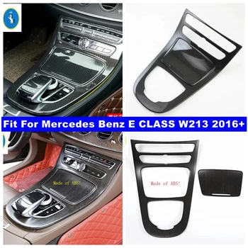 Автомобилна Централна контролен Панел Смяна на предавката Декоративна Накладки За Mercedes Benz E CLASS W213 2016-2020 ABS Аксесоари За Интериора