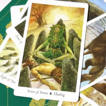 Природата карти Таро мистериозно животно карти за игра игра за партита семейна настолна игра Дърво двойна змия извивающийся модел