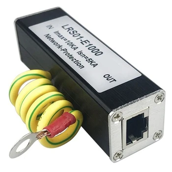 Мрежов протектор POE 1000M Монитор POE 1000M Помещение Защита от пренапрежение RJ-45 Устройство за защита от gigabit Ethernet мрежи Разрядник