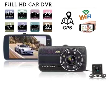 Автомобилен Видеорекордер HD 1080P Dash Cam Камера за Обратно виждане на Автомобила който има Видео Черна Кутия за Нощно Виждане Auto един dashcam Автомобилни Аксесоари