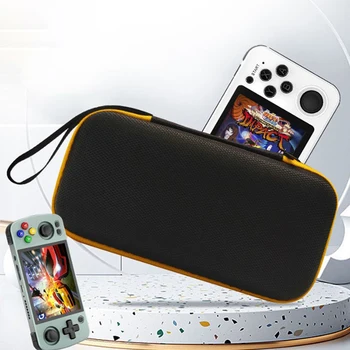 RG405M Черен калъф, екран, преносим видеоигрового плейър в ретро стил, водоустойчива чанта за носене, ретро игрална конзола