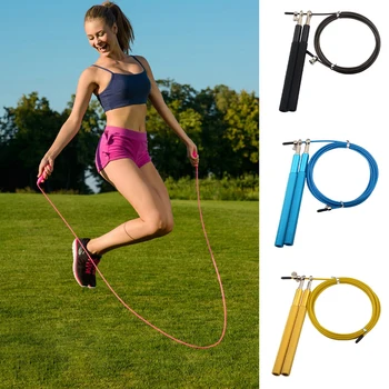 Въже за скачане от стоманена сплав, высокопрочные нескользящие въжета за домашно фитнес зала