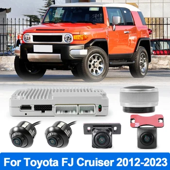 Автомобилна система за видеонаблюдение с камера на Съраунд преглед WDR Camer за Toyota FJ Cruiser 2012 2013 2014 2015 2016 2017 2018 2019 2020 2021 2022 2023