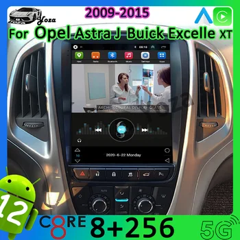 Автомагнитола Yoza Carplay за Opel Astra J Buick Excelle XT 2009-2015 Android 11 Мултимедиен плеър с телевизор Tesla GPS Навигация, WIFI