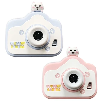 Мини цифров фотоапарат 1080P Камера с SD-карта от 32 GB за деца, подаръци за деца син цвят