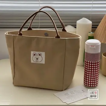 2022 Оригинална домашна японската чанта-тоут, холщовая чанта, лесна и универсална литература, преносима чанта, дамски едро