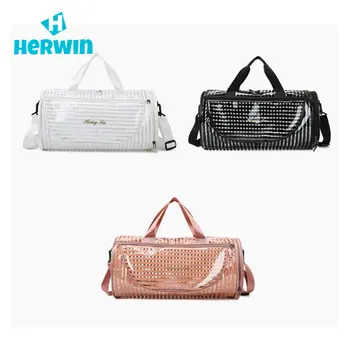 Чанти за плуване Дамски спортни прозрачни торбички от PVC за влажно и сухо плуване, чанта за пътуване, чанта за басейн, Плажна чанта с голям капацитет