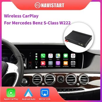 NAVISTART Безжичен CarPlay Android авточасти за Mercedes Benz S-Class W222 2014-2018 Огледалната връзка AirPlay Мултимедия