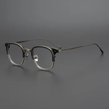 Късогледство е за четене женски прости персонализирани Дизайнерски очила ацетатные титанов класически оптични очила модерен мъжки рамки за очила