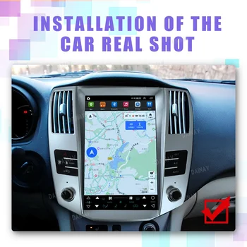 12,1 Инча Android 13 Автомагнитола за Lexus RX RX300 RX330 RX350 RX400H 2004 2005-2008 Авто Carplay Мултимедиен Плейър GPS Навигация
